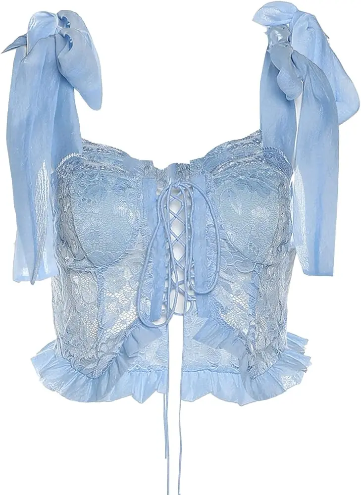 Corset Fashion Nova C Azul T S