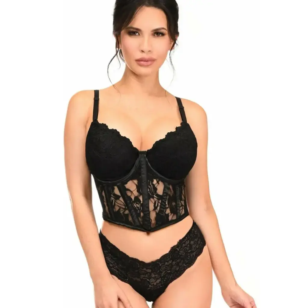 [114182] Corset Fashion Nova C Negro T M
