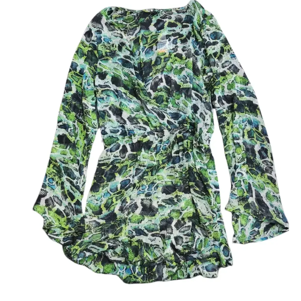 [115290] Salida  de playa Fashion Nova C Verde T L