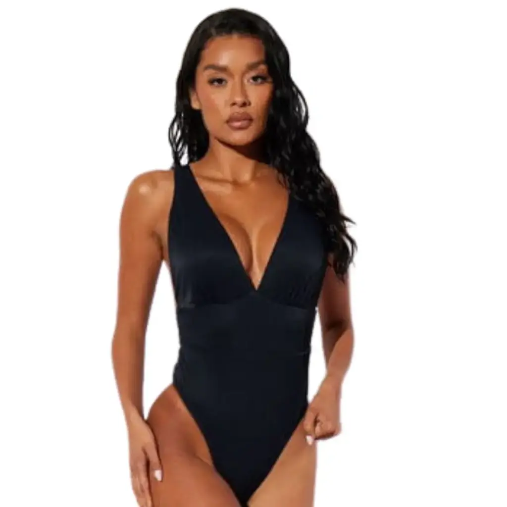 [115310] Traje de baño 1 pieza Fashion Nova C  Negro T L