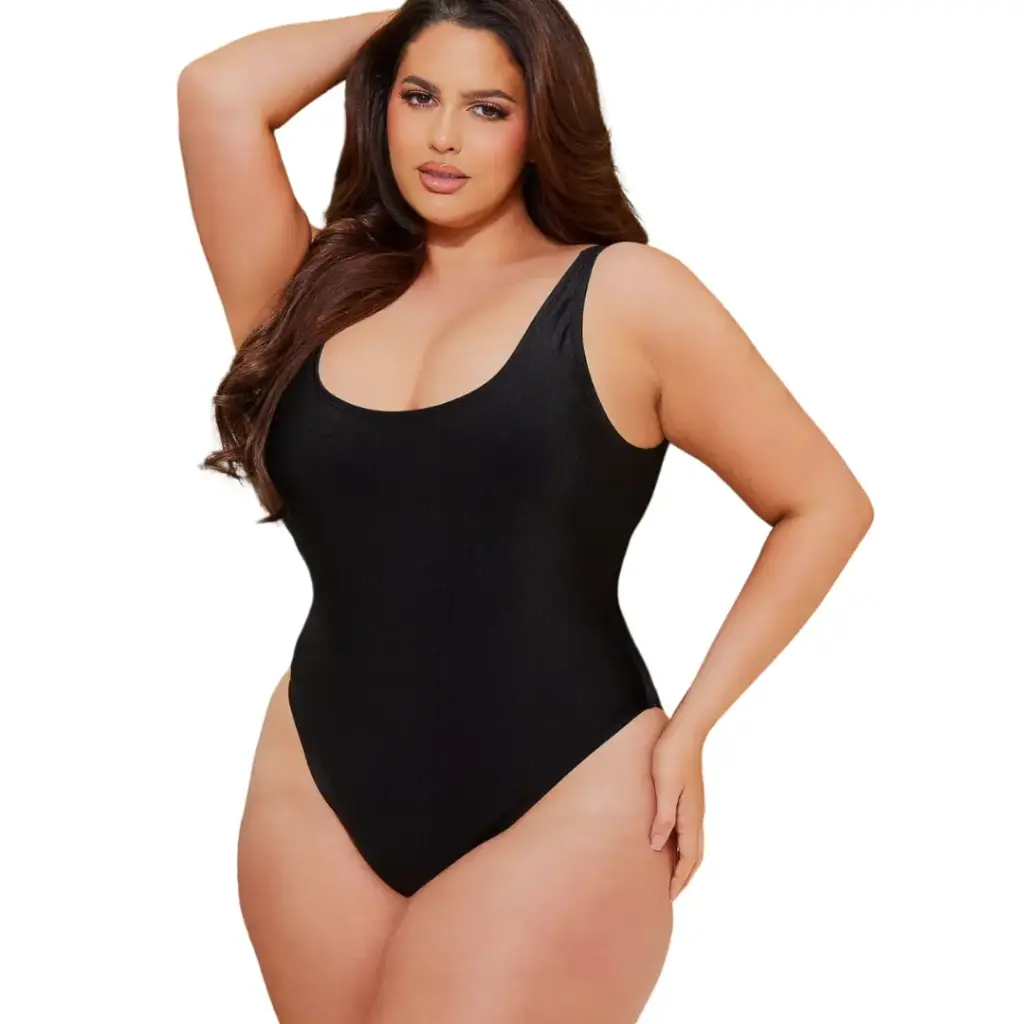 [115312] Traje de baño 1 pieza Fashion Nova C  Negro T 2X