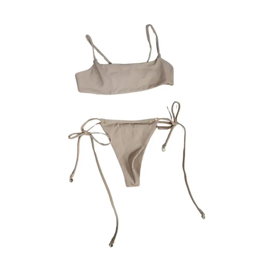 [115325] Traje de baño 2 pieza Fashion Nova C  Beige T M