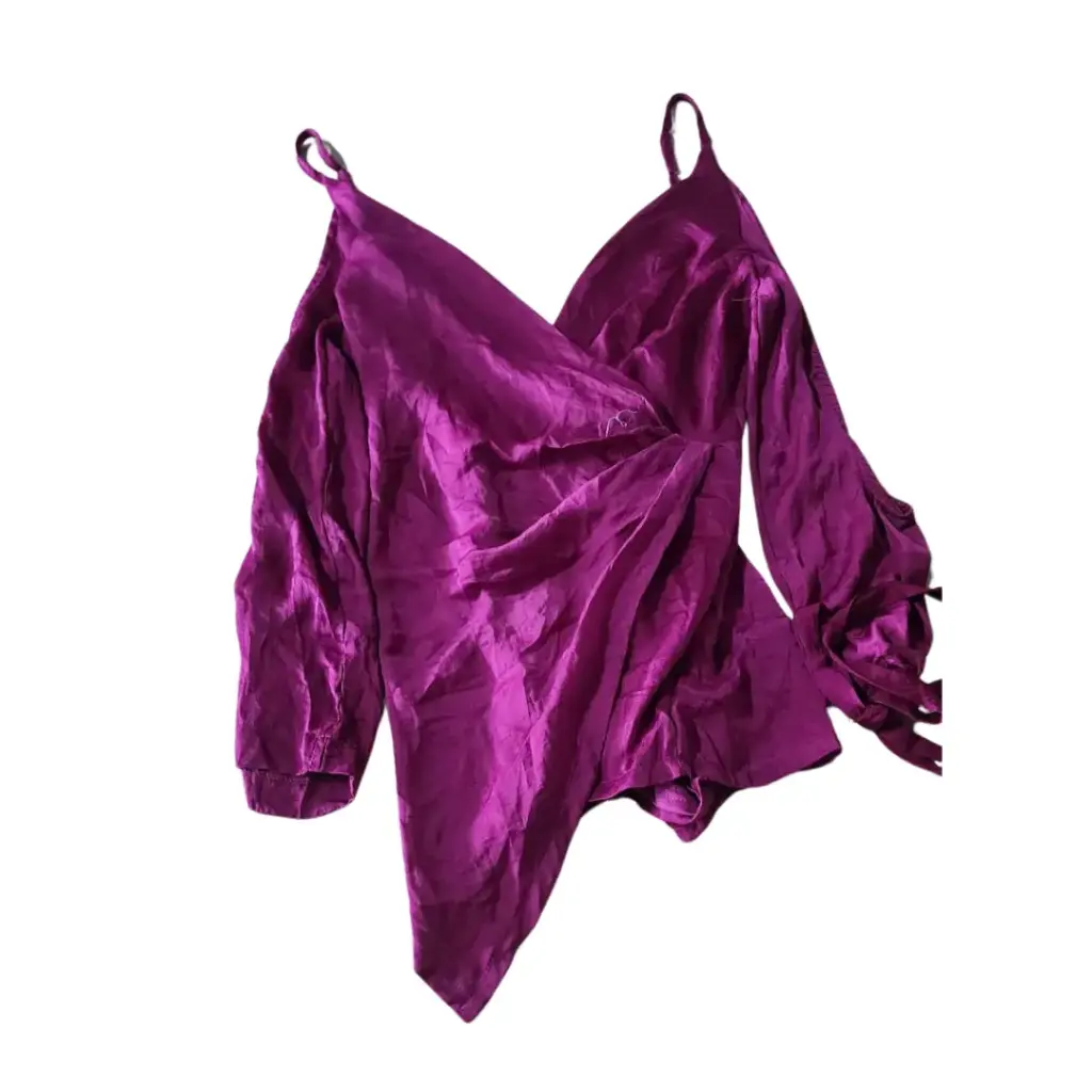 Blusa Fashion Nova C Guinda T S