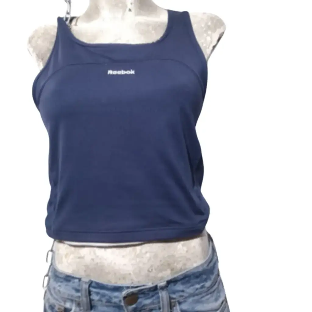 [401262] Camiseta Reebok C Azul marino T L