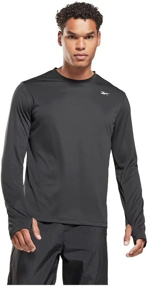 Playera manga larga Reebok C Negro T L