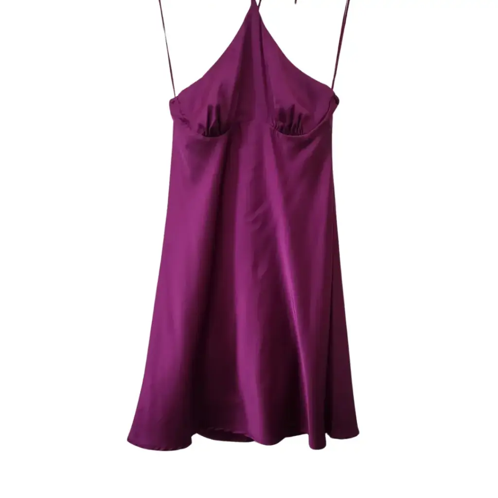 [113156] Vestido Fashion nova C Guinda T M