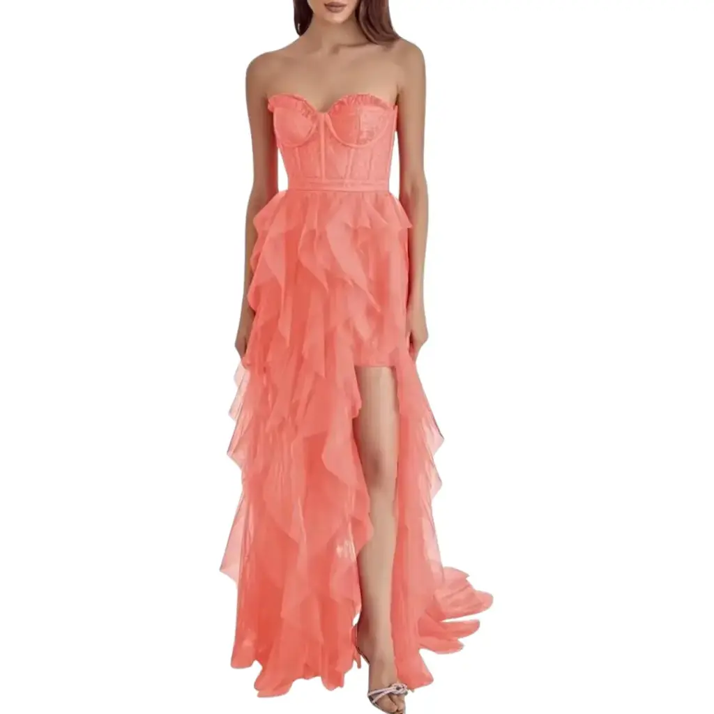 Vestido Fashion nova C Salmon Tul T L