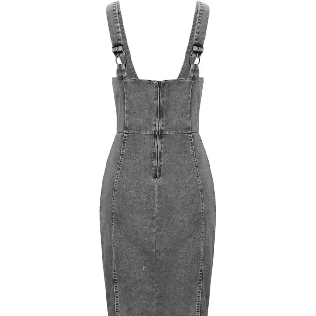 Vestido de mezclilla Jessica Simpson C Negro T M