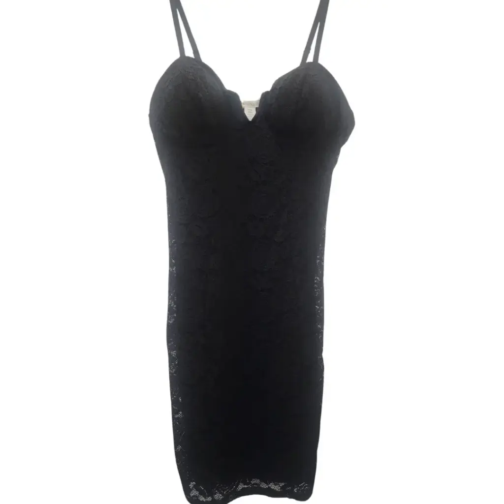 Vestido Bozzolo C Negro de encaje T L