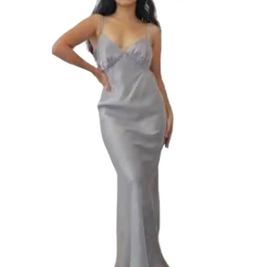 Vestido Wild Fable C Gris T L