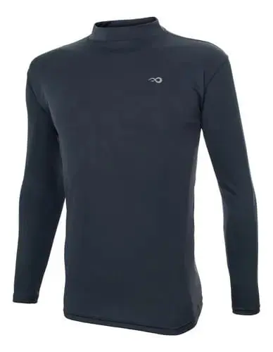 Playera manga larga  Reebok C Azul marino T XL