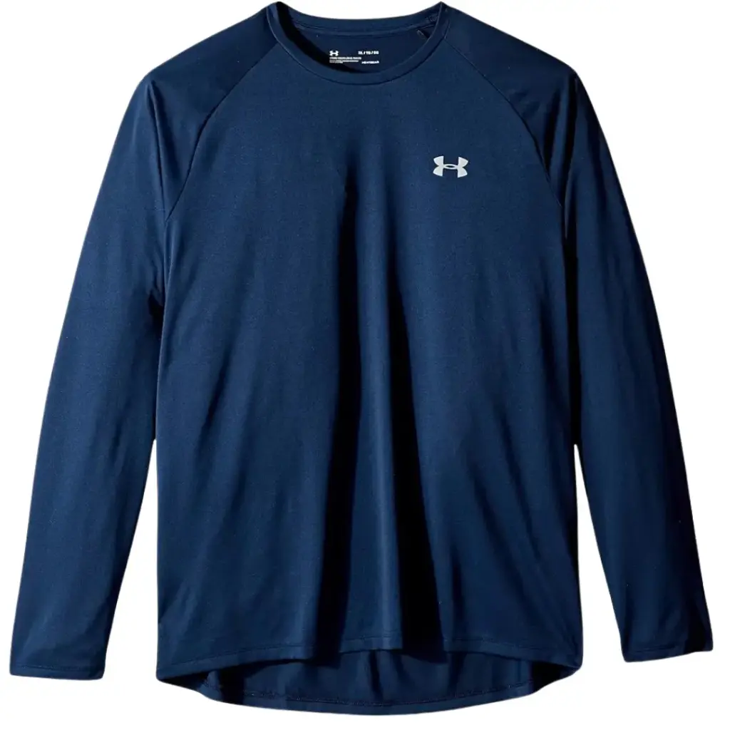 Playera manga larga Under Armour C Azul marino T L