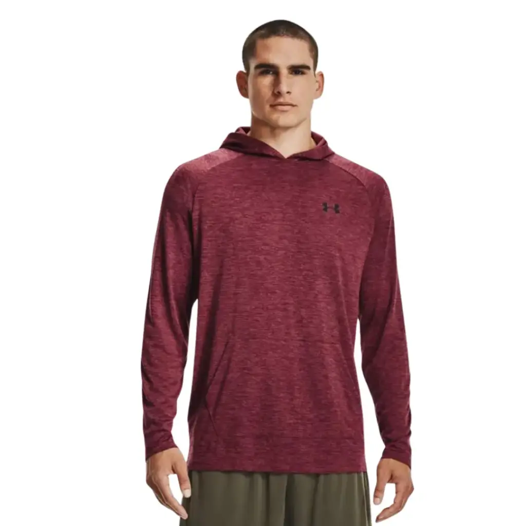 Playera manga larga Under Armour C Guinda T XL