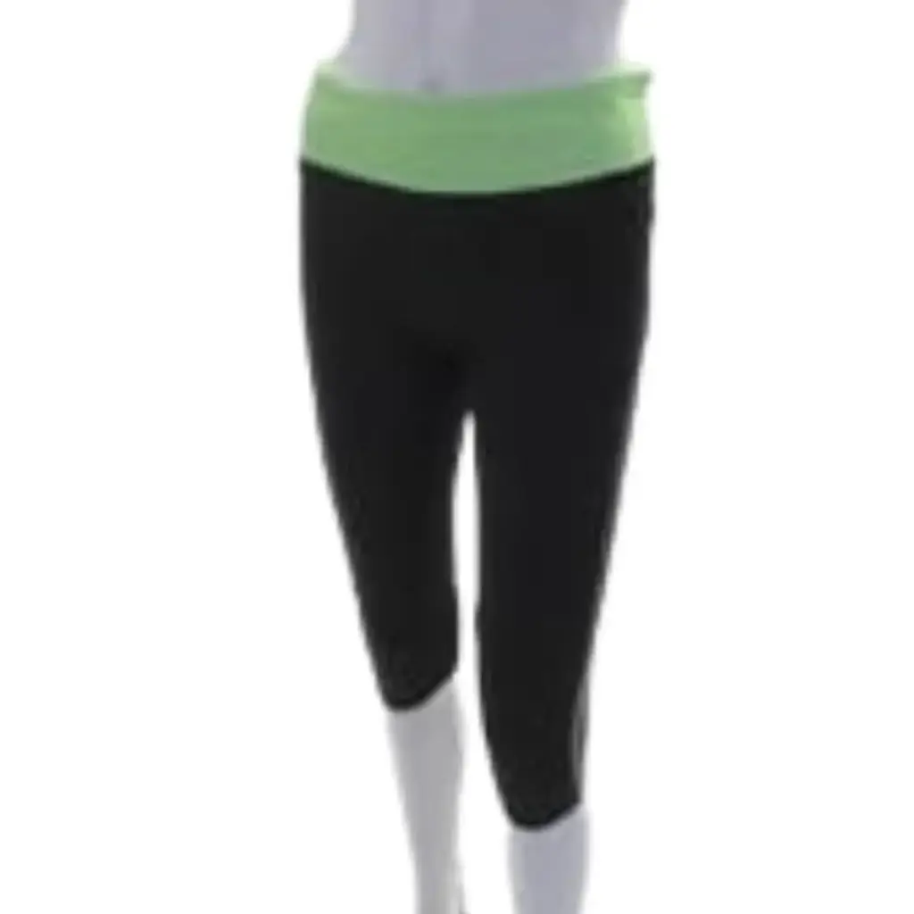 Licra NIKE corta C Negro - Verde T L