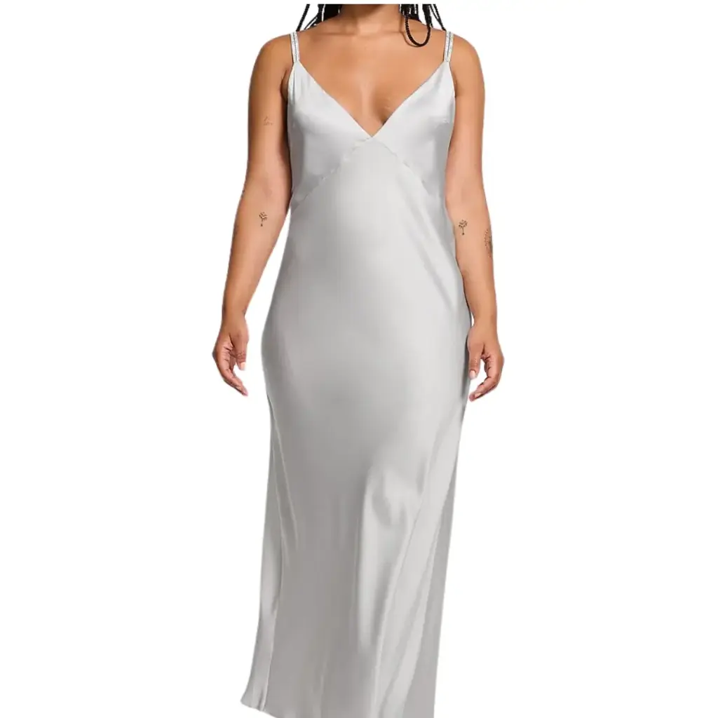 Vestido Wild Fable C Plata T S