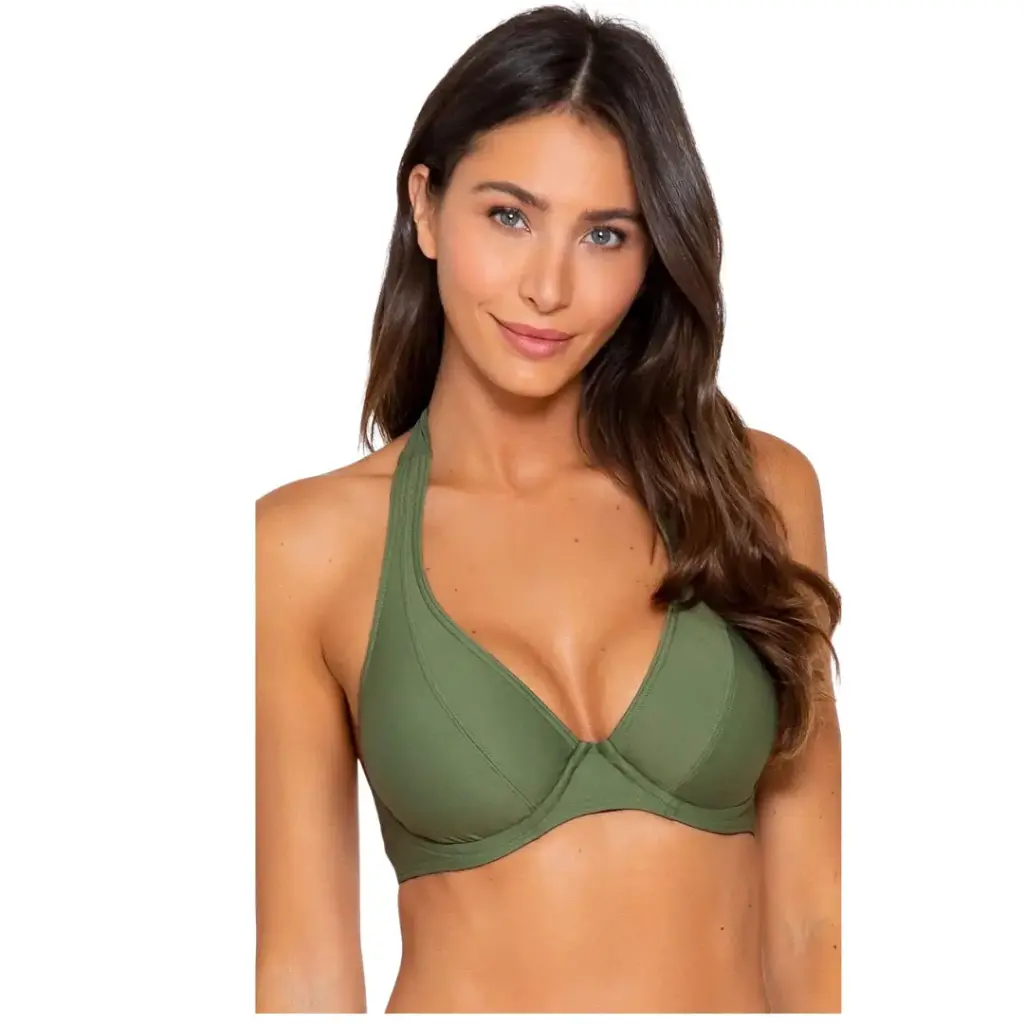 Traje de baño 1 pieza brazier Fashion Nova C Verde T L