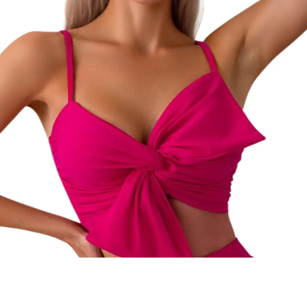 [115363] Traje de baño 1 pieza Brazier con mangas Fashion Nova C Rosa T XL