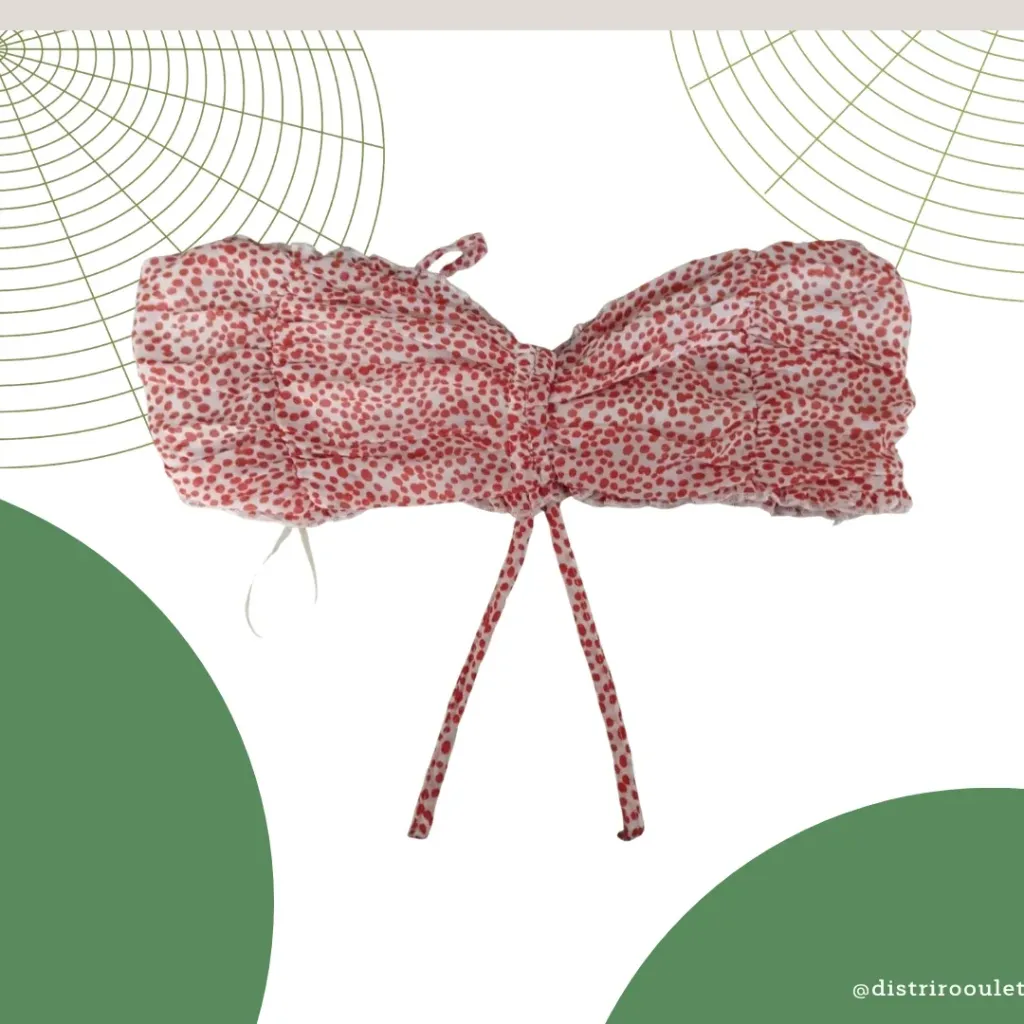 Top Fashion Nova C Rojo- Blanco T XL