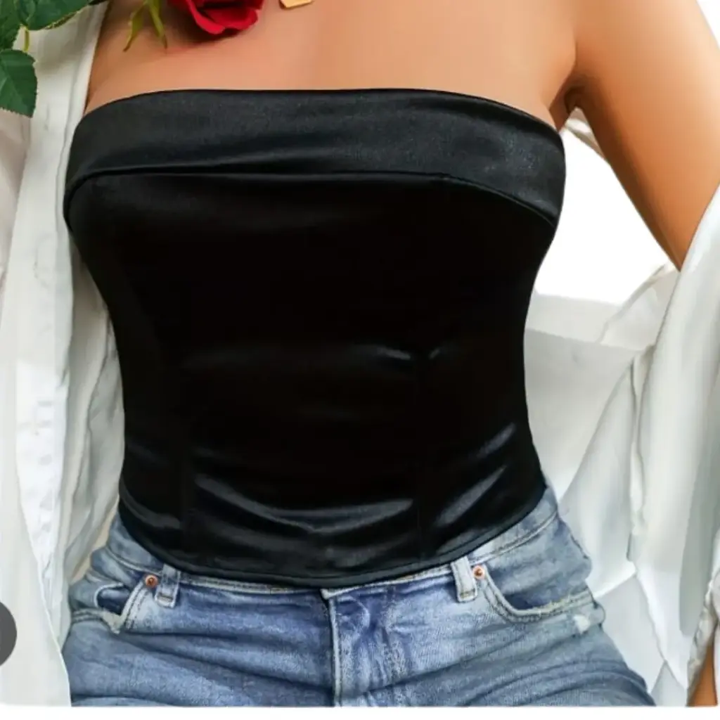 Crop Top Wild fable C Negro T M