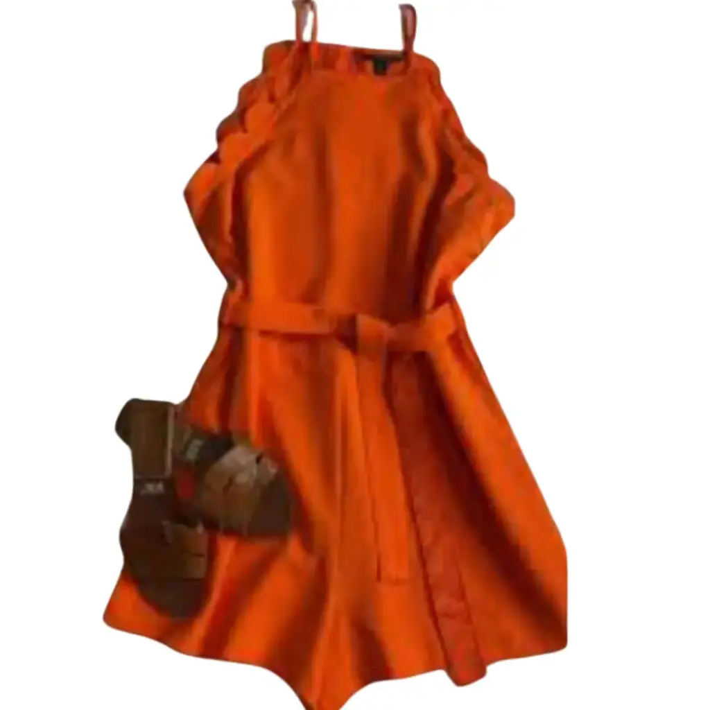 Vestido Victoria Backham C Naranja T 3X