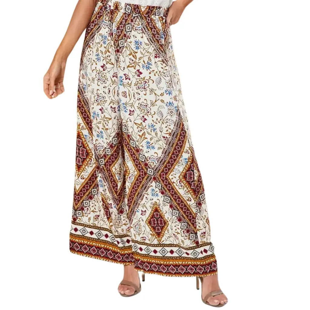 Falda C Varios colores con grecas  T L