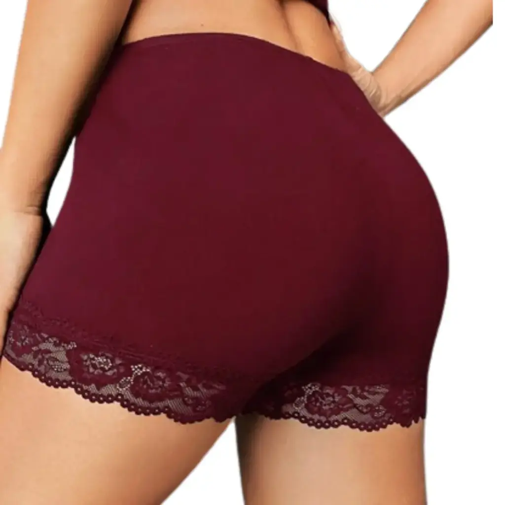 Short-pijama C Guinda T XL 