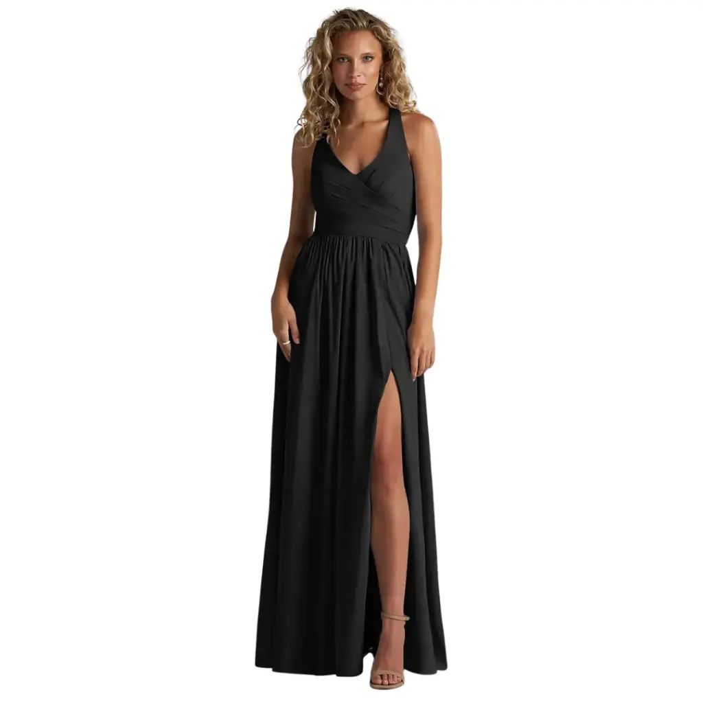 [047013] Vestido Azazie C Negro T 16