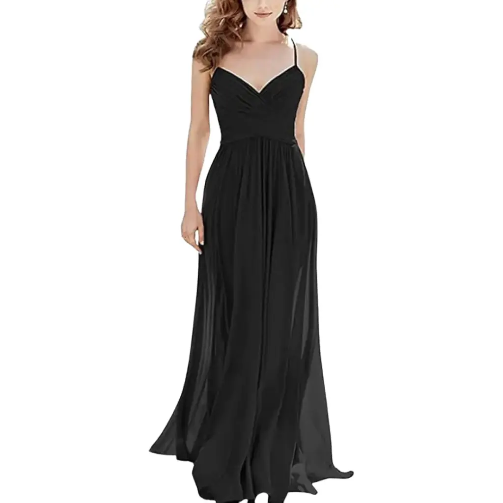 Vestido Azazie C Negro T 10