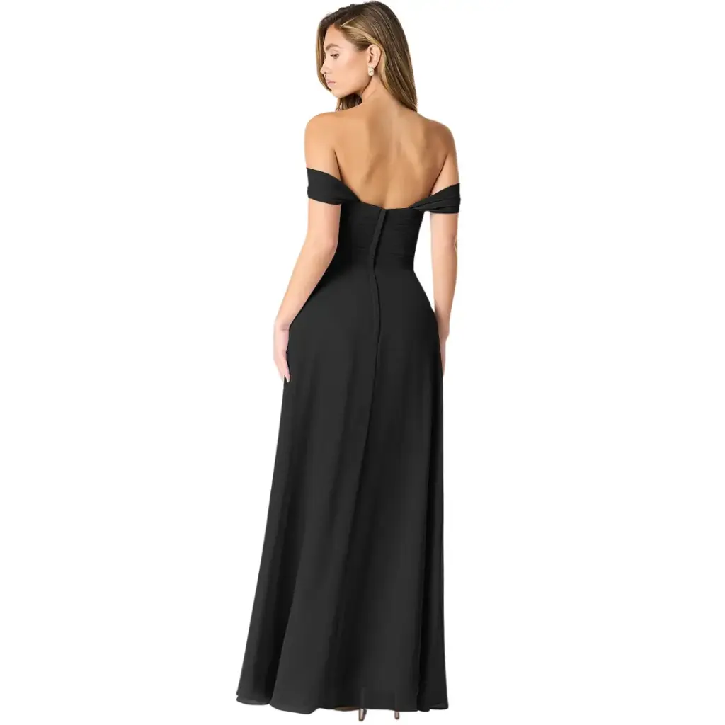 [1011153] Vestido Azazie C Negro T 8