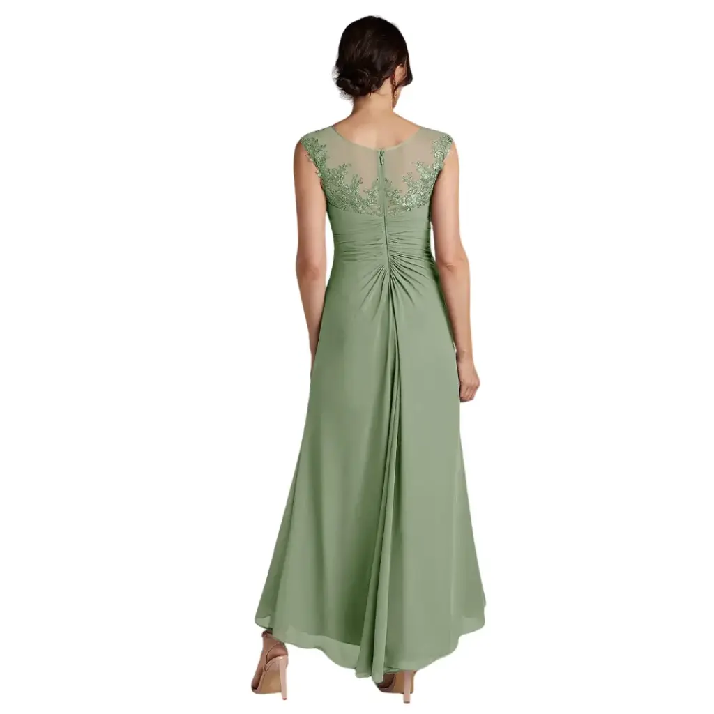 Vestido Azazie C Pistache T 14