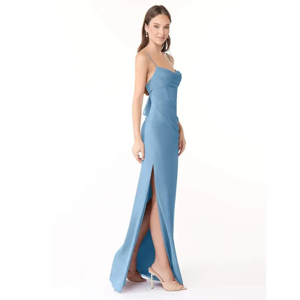 Vestido Azazie C Azul rey T 20