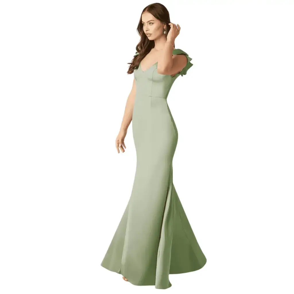 Vestido Azazie C Pistache T 16