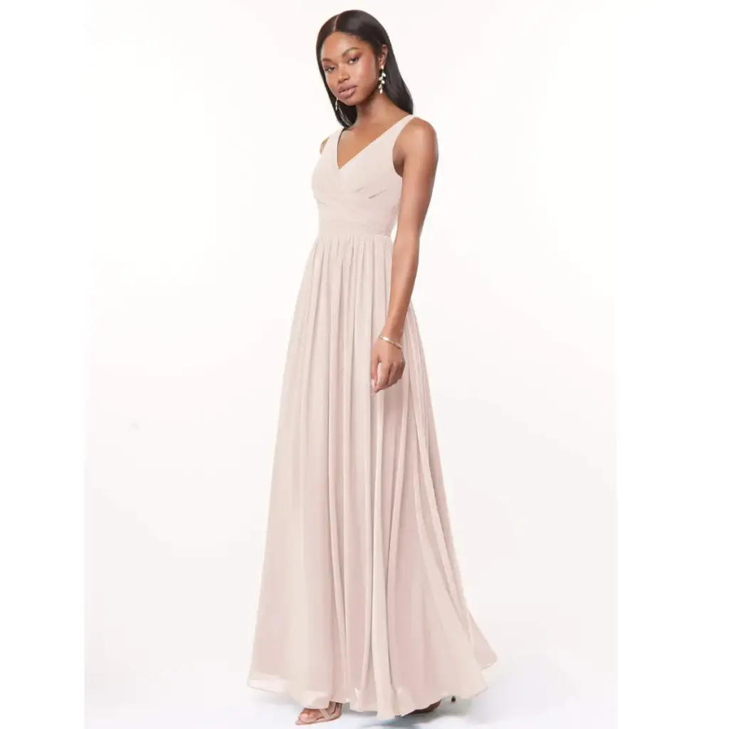 Vestido Azazie C Rosa T 18