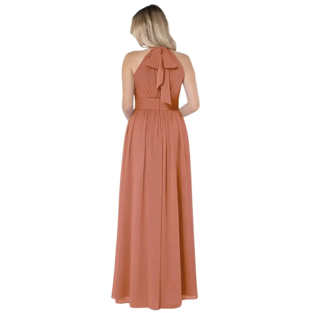 Vestido Azazie C Marron T XXXL