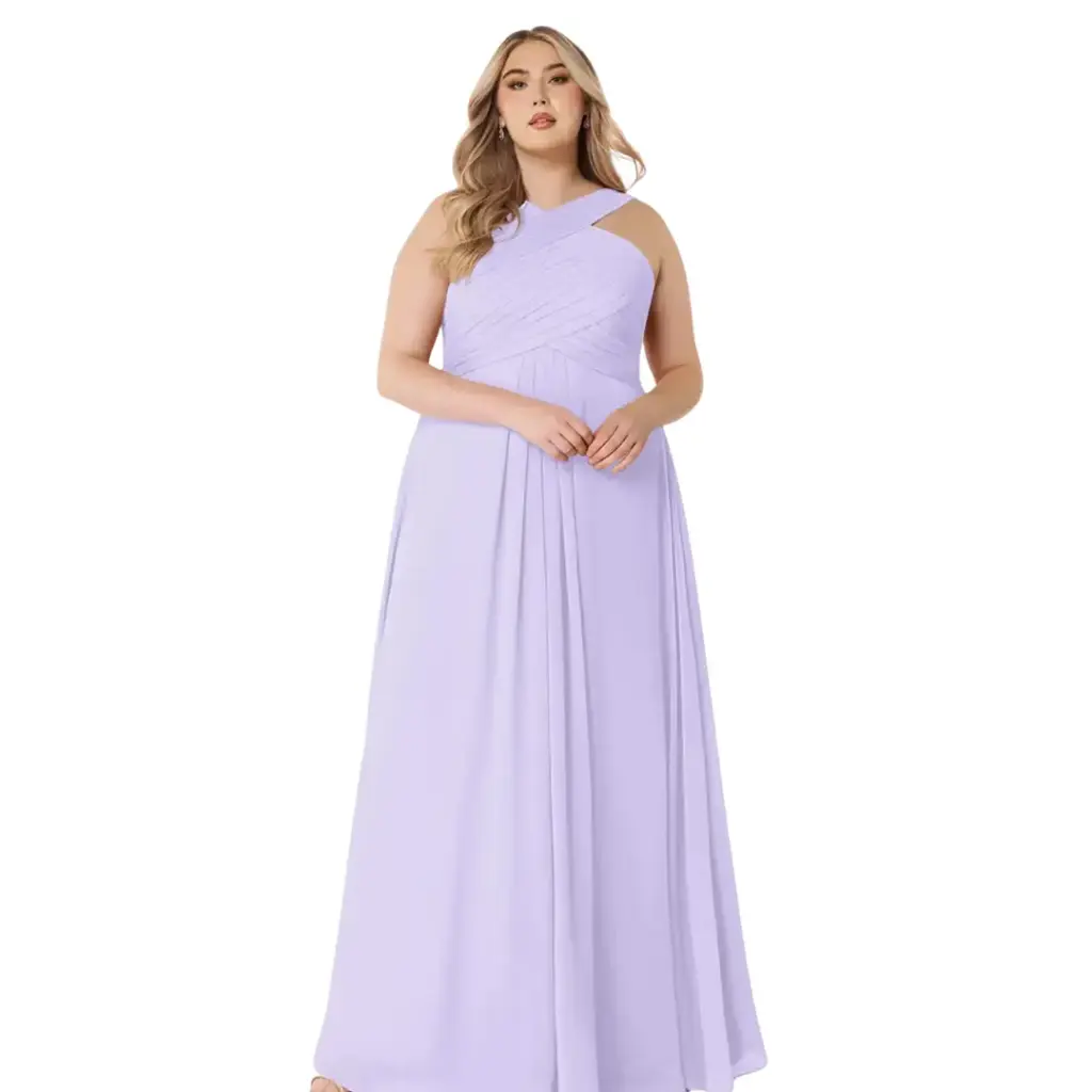 Vestido Azazie C Lila T XXXL