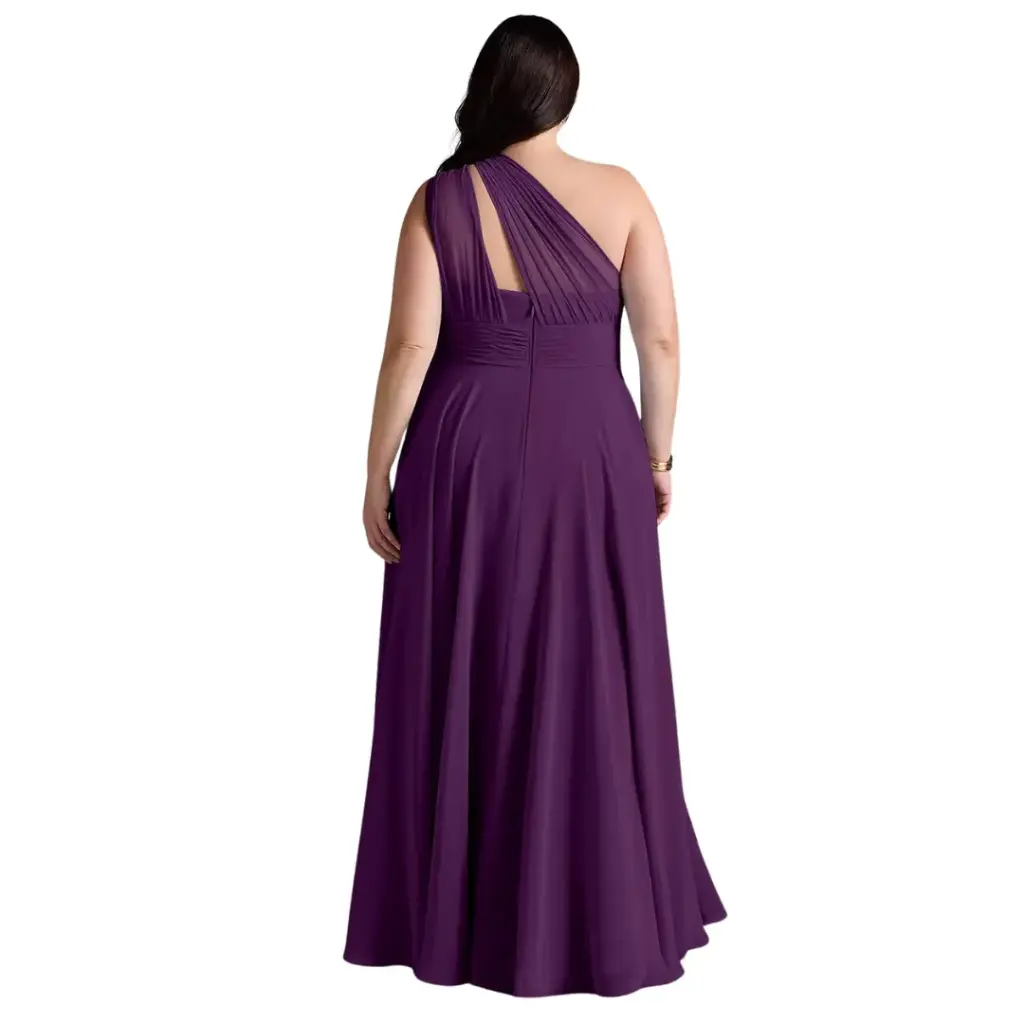 Vestido Azazie C Morado T S