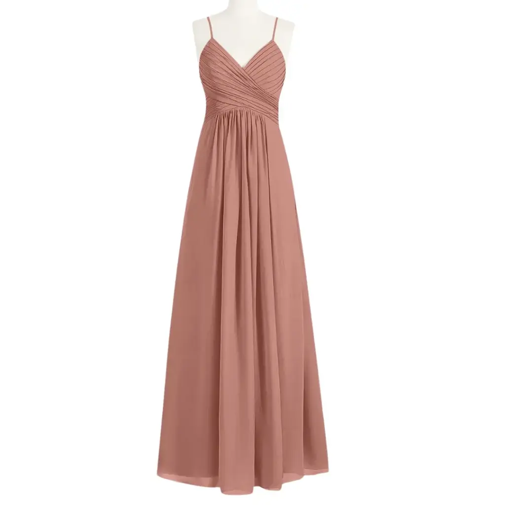 Vestido Azazie C Rosa cedar T S