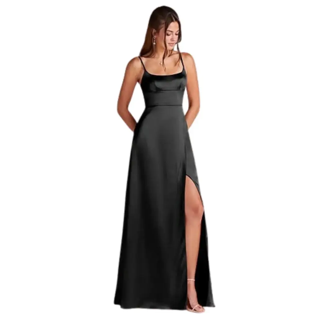 Vestido Azazie C Negro T S