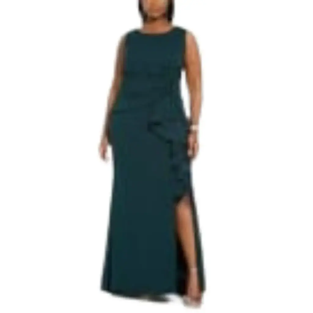 Vestido Azazie C Verde esmeralda T XXL