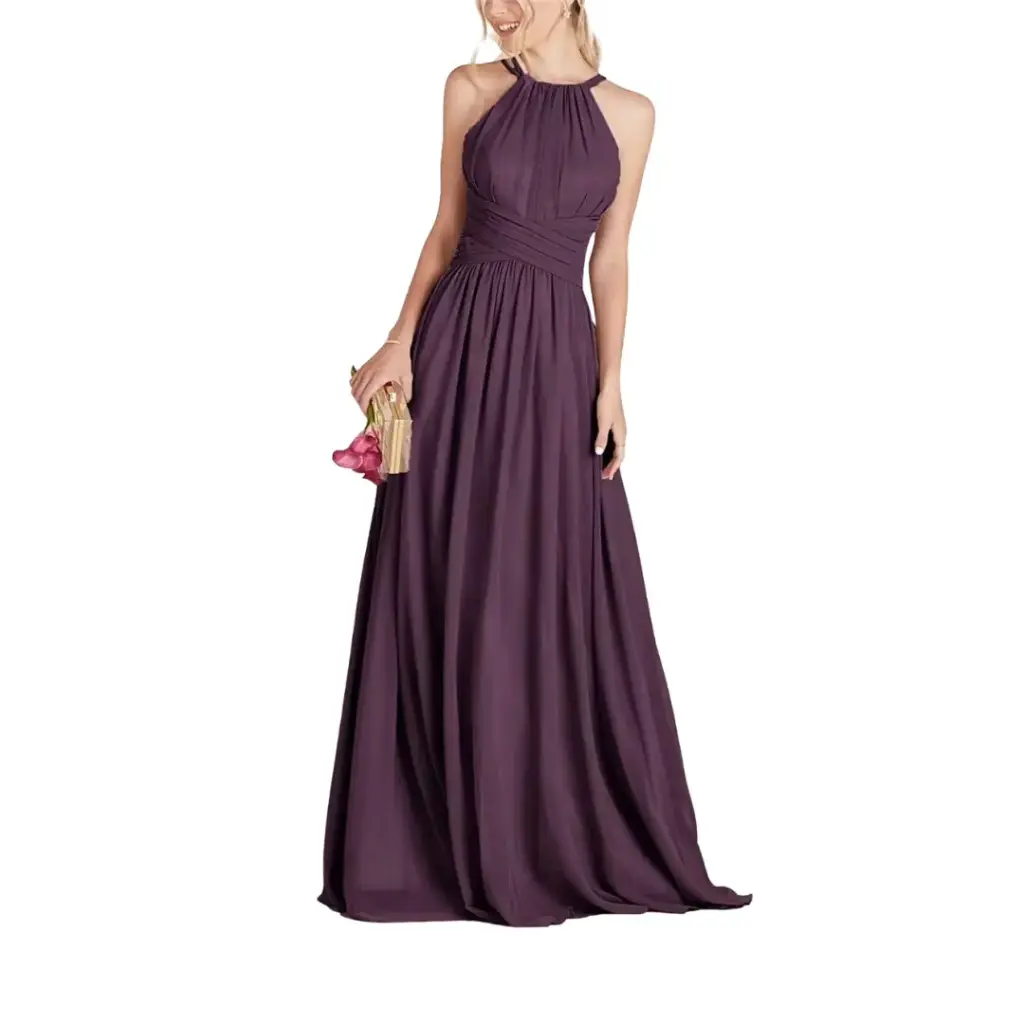 Vestido Azazie C Morado T M