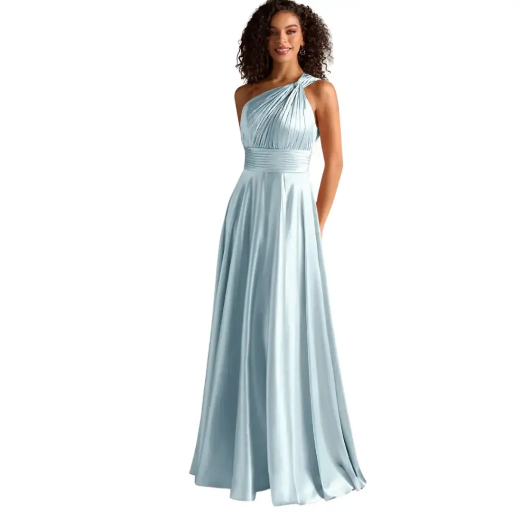 Vestido Azazie C Azul T S