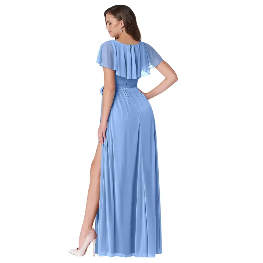 Vestido Azazie C Azul steel T XXL