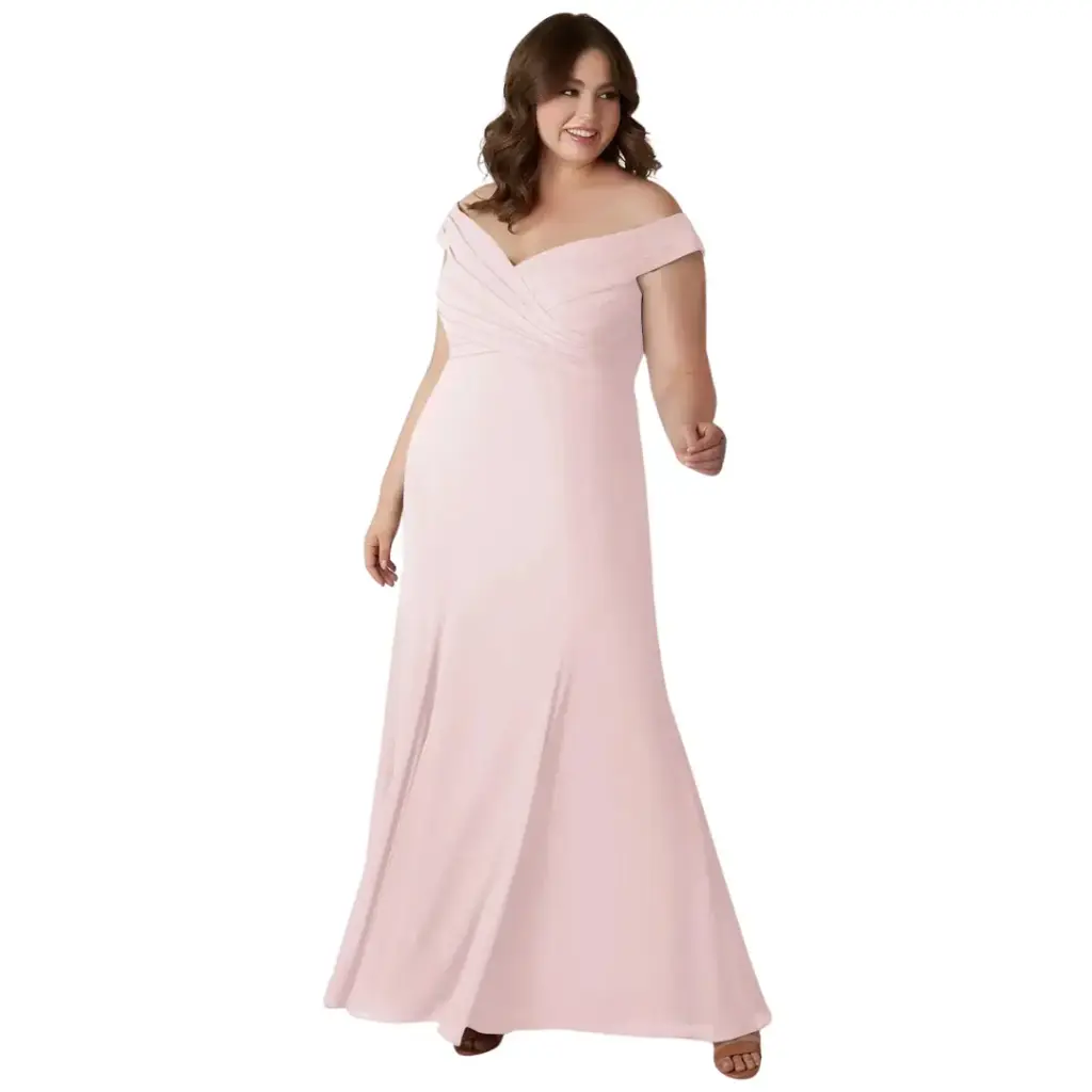 Vestido Azazie C Rosa T XL