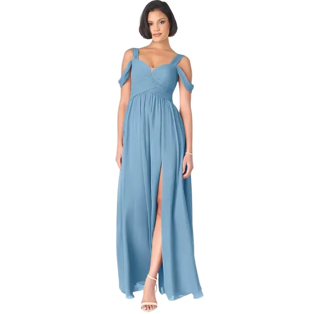 Vestido Azazie C Azul mody T XXL