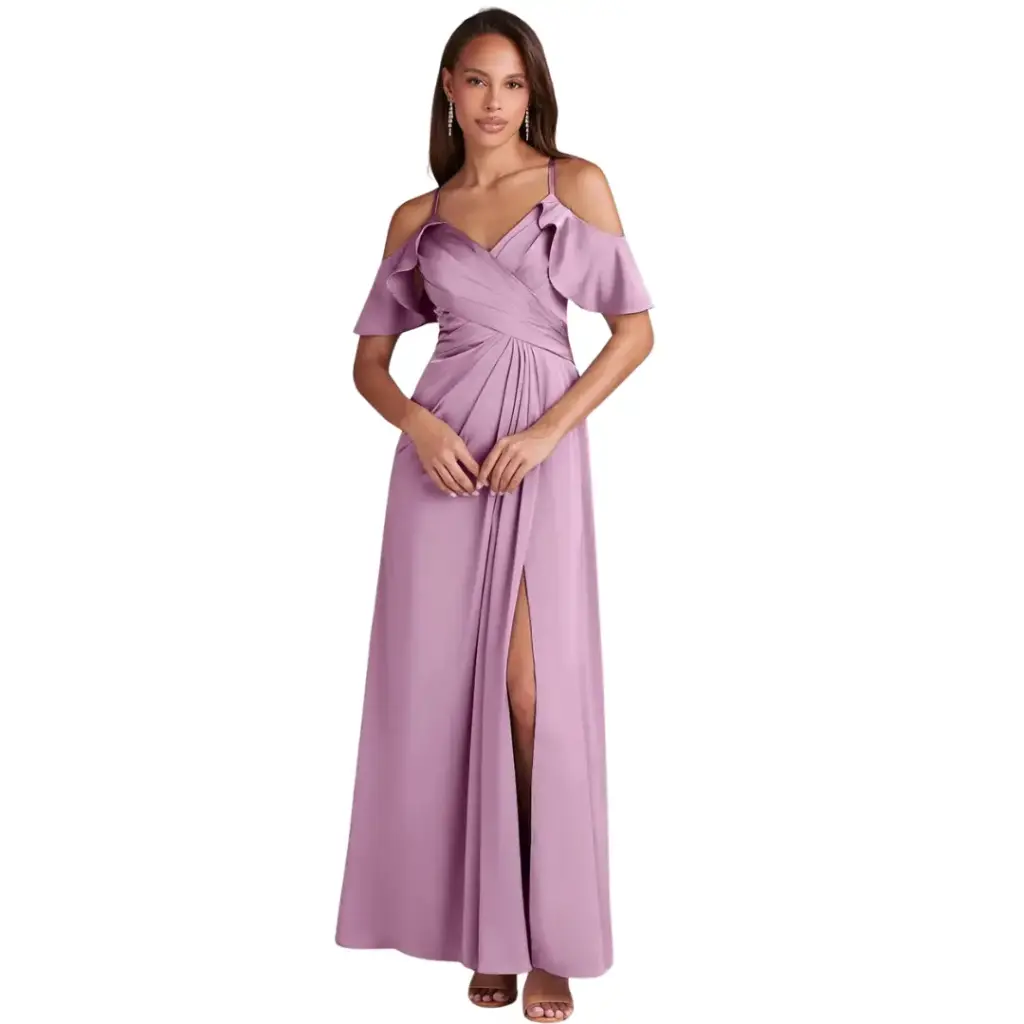 Vestido Azazie C Morado T XL