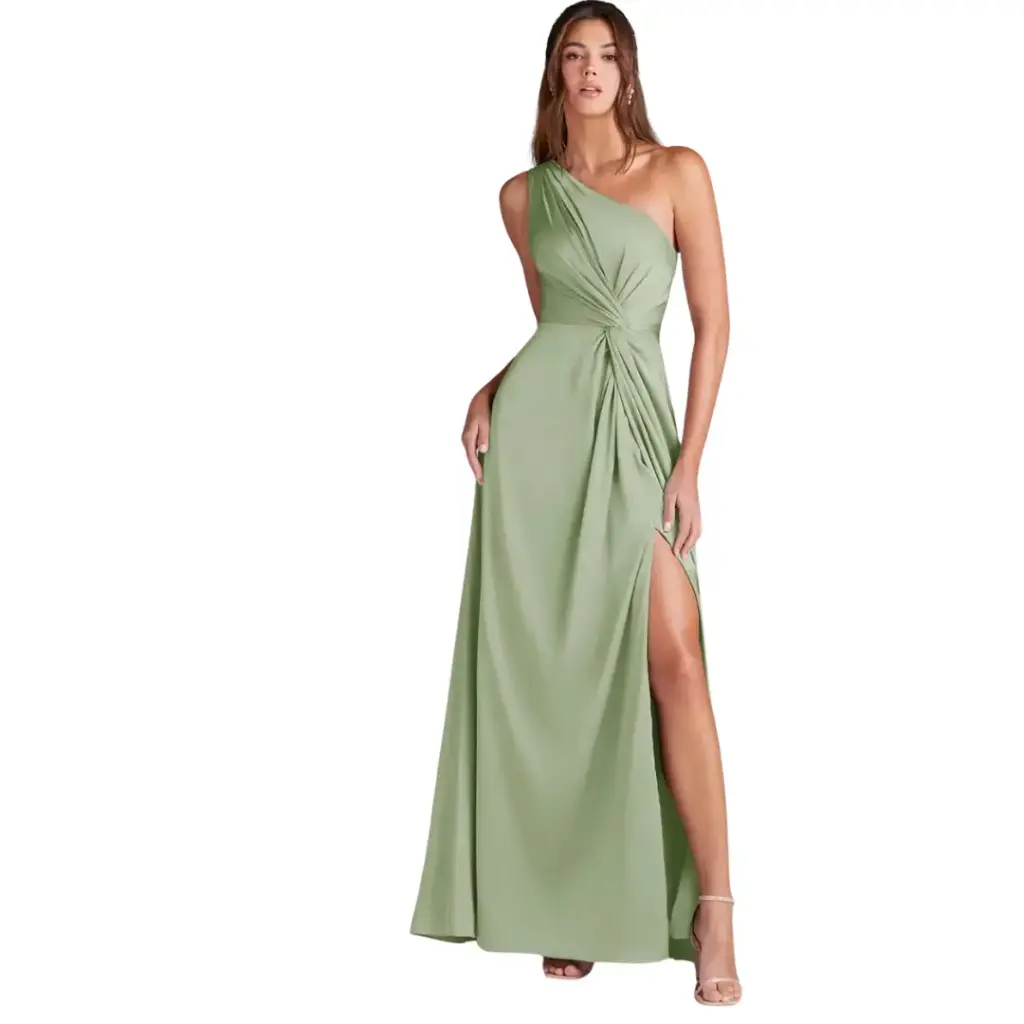 Vestido Azazie C Verde Pino T XXL
