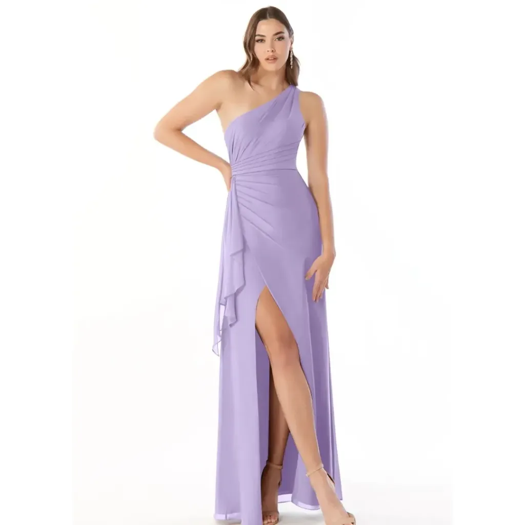Vestido Azazie C Lila T L
