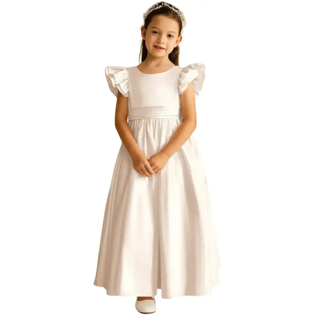 [977808] Vestido Azazie C  Beige T 4