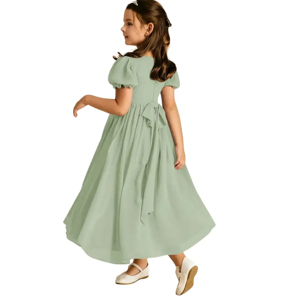[236095] Vestido Azazie C Verde Dusty T 7