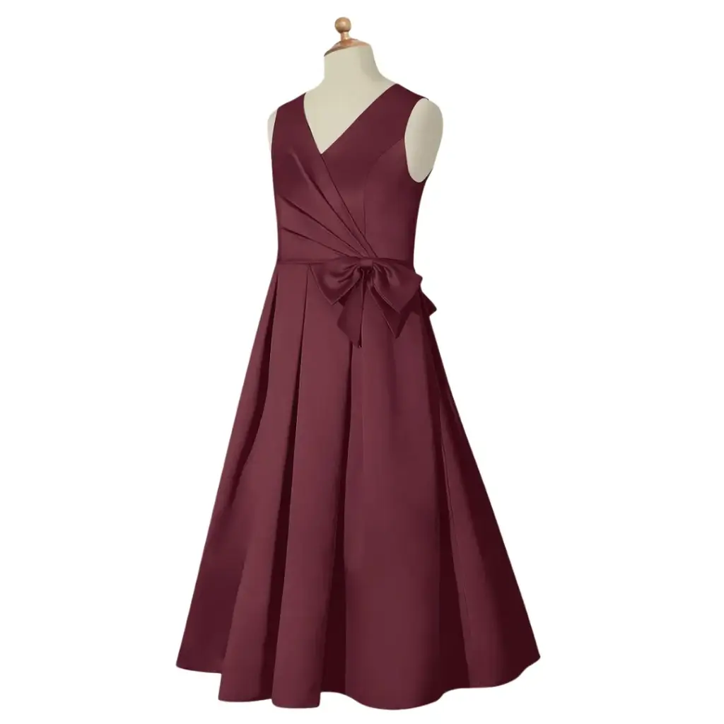 Vestido Azazie C Vino T 12